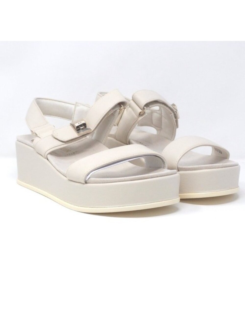 Anne Klein Akverse Off White Sandals Women’s 9M - Picture 2 of 10